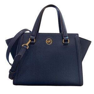 🔥SALE🔥 MICHAEL KORS FREYA SMALL SATCHEL / CROSSBODY - NAVY